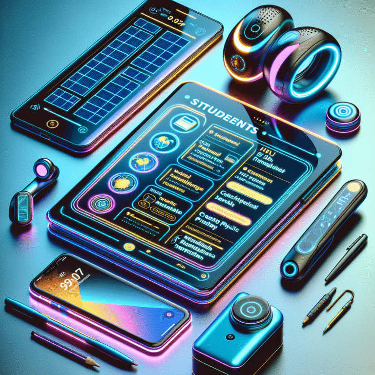 Gadgets esenciales para estudiantes en el 2025